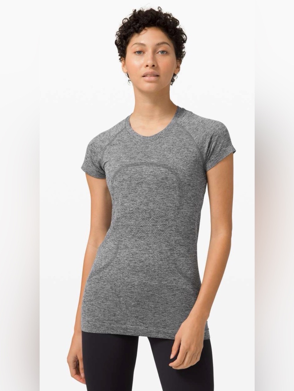 Lululemon Swiftly Tech Short-Sleeve Shirt 2.0 Heather Gray Size 0